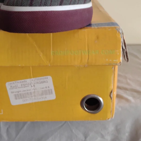 Radii Char Herringbone Men's 9.5 Grey/Burg - Picture 15 of 15